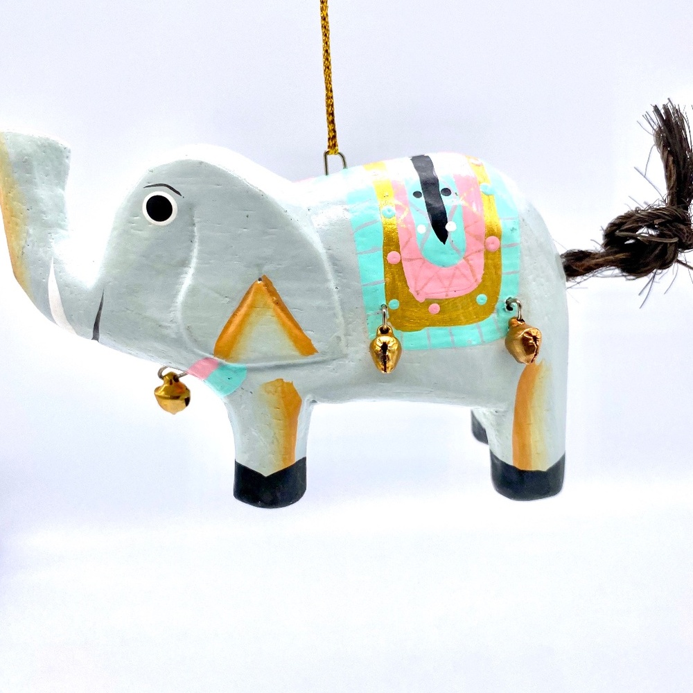 Monkey Business Elephant BellOrnament